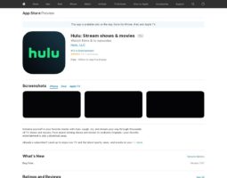 Hulu IOS App