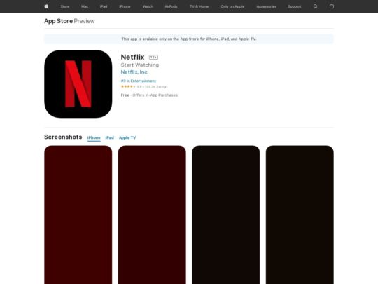 Netflix IOS App